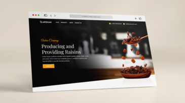 طراحی وب‌سایت شرکت آرشان به زبان انگلیسی